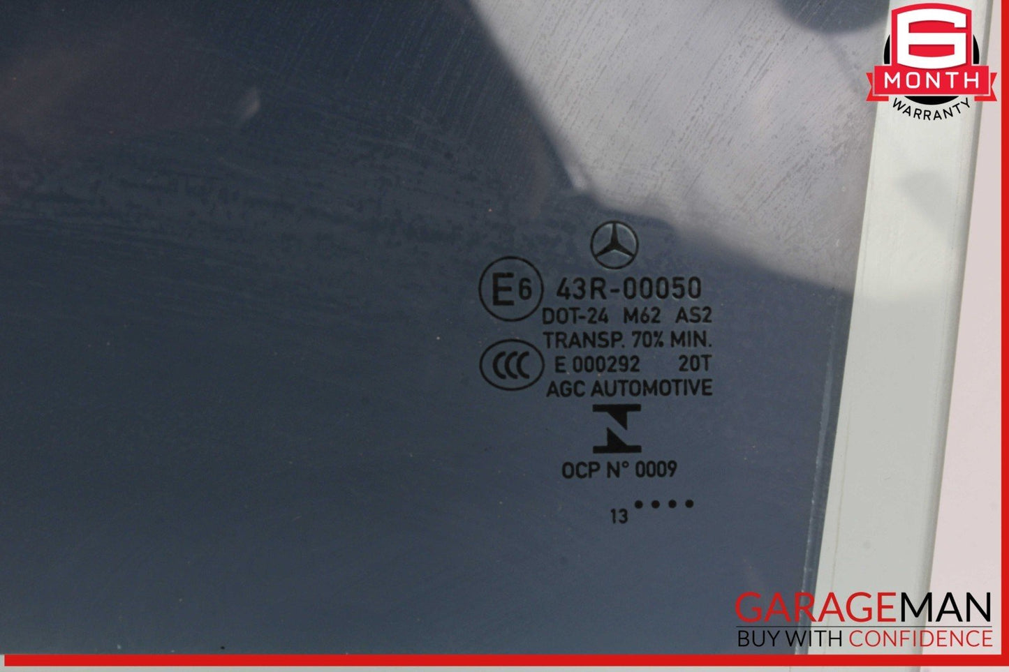 14-18 Mercedes W117 CLA250 Rear Left Driver Side Door Window Glass OEM