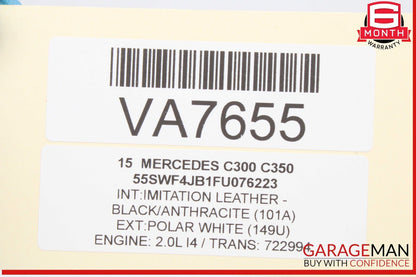 15-23 Mercedes W205 C300 C400 Rear Right Side Door Control Module Unit OEM