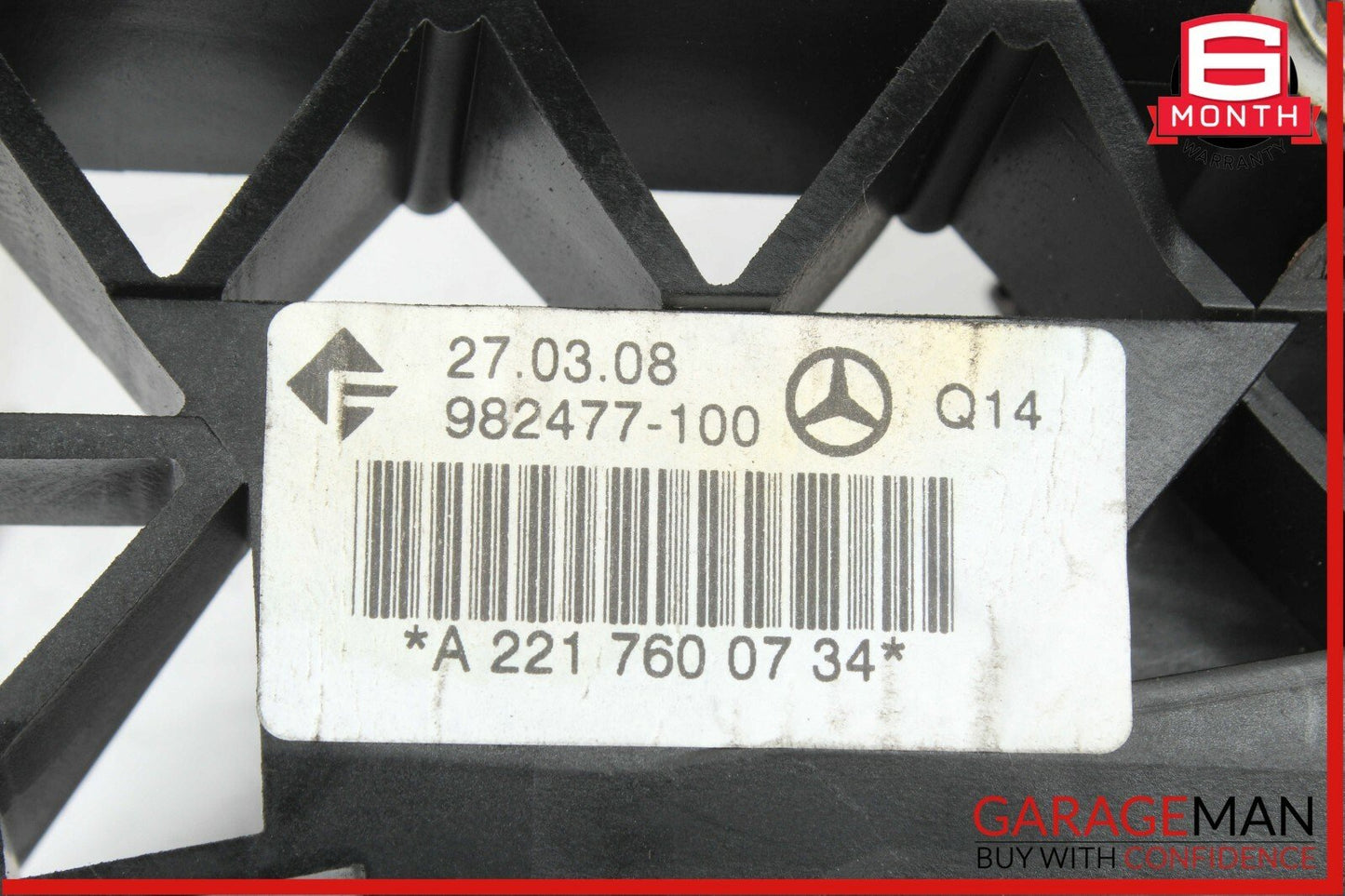 07-13 Mercedes W221 S550 Rear Left Side Exterior Door Handle Keyless Go Black