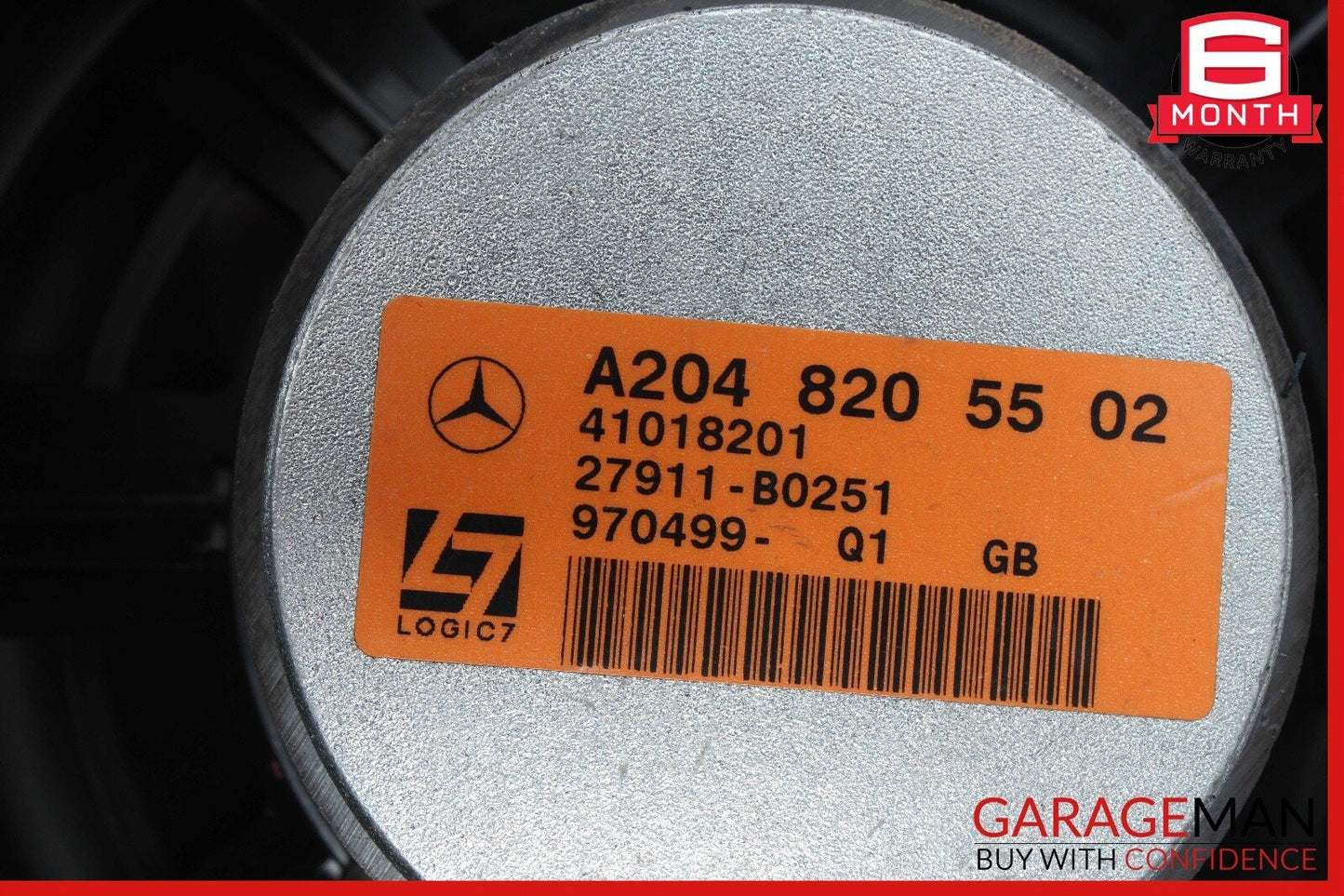 08-18 Mercedes W204 C300 4MATIC Front Door Audio Speaker Logic 7 Set of 2 Pc