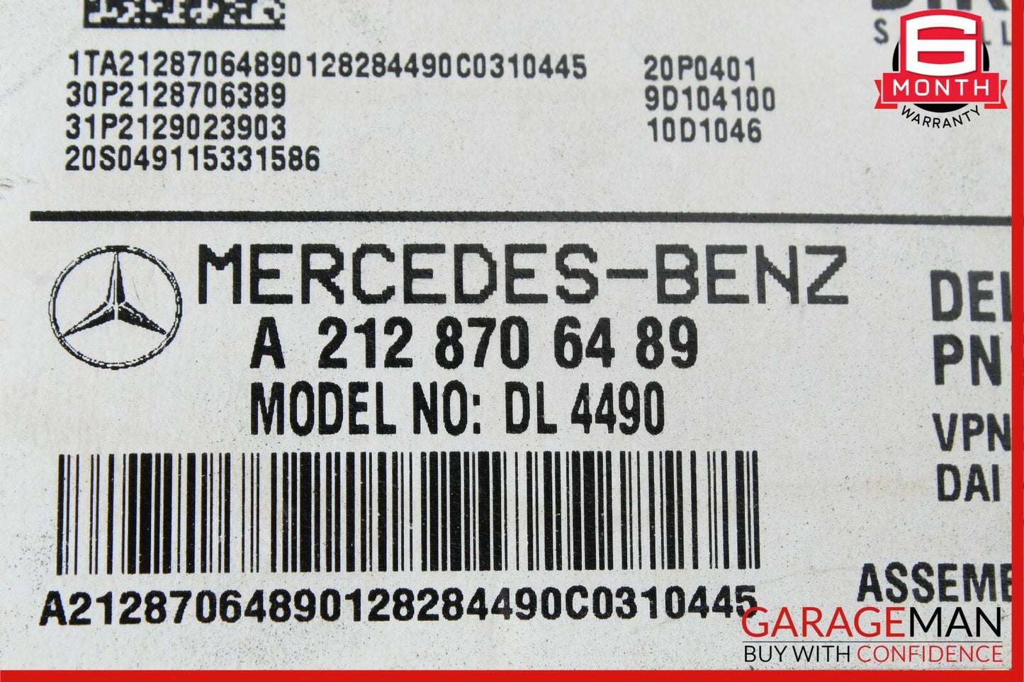 Mercedes W212 E350 E400 SLK250 Sirius Satellite Radio Receiver 2128706489 OEM