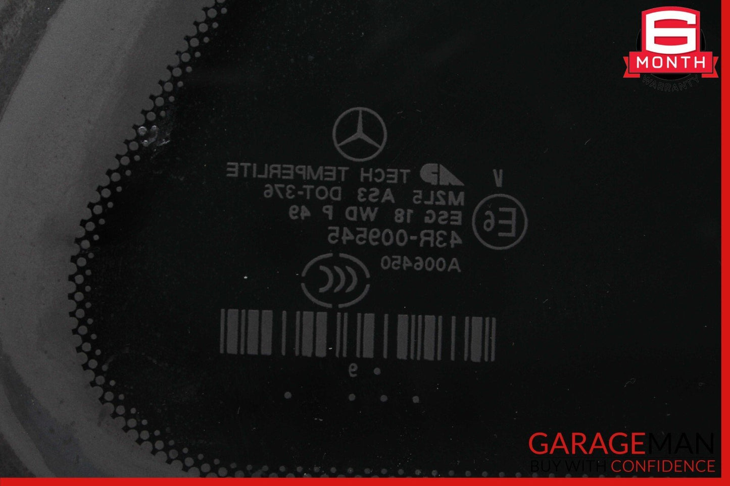 07-12 Mercedes X164 GL320 GL450 Quarter Window Glass Rear Left Driver Side OEM
