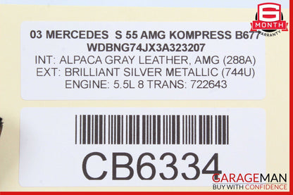 03-06 Mercedes W220 S55 S430 S500 Steering Column Combination Switch Assembly