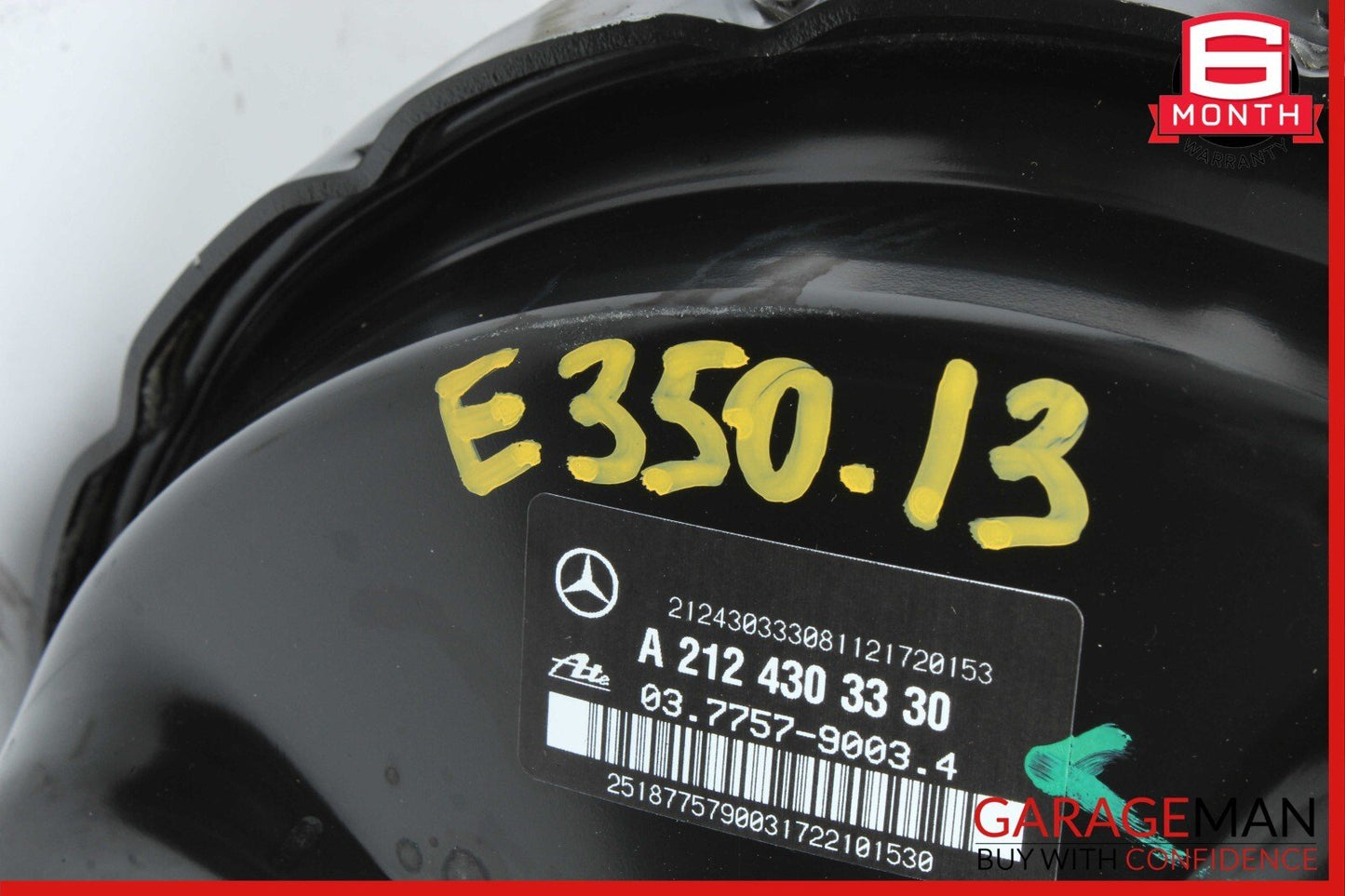 12-14 Mercedes W212 E350 CLS550 E550 Power Brake Booster Master Cylinder Assy