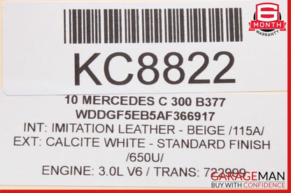 08-14 Mercedes W204 C280 C300 A/C Climate Control Switch Trim Bezel Cover Wood