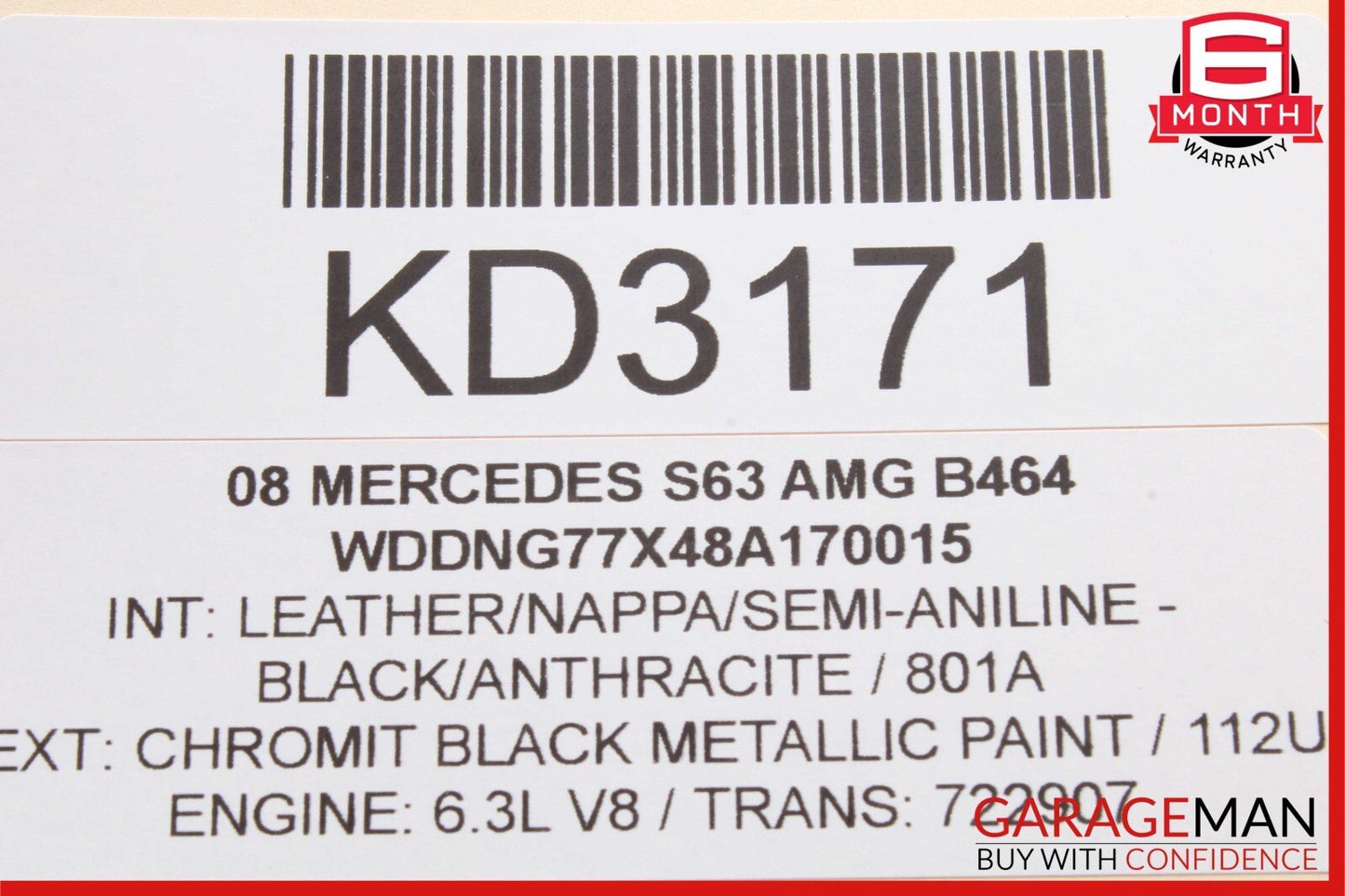07-10 Mercedes W251 R350 CL550 S550 Front Right Side Fog Light Foglight Lamp