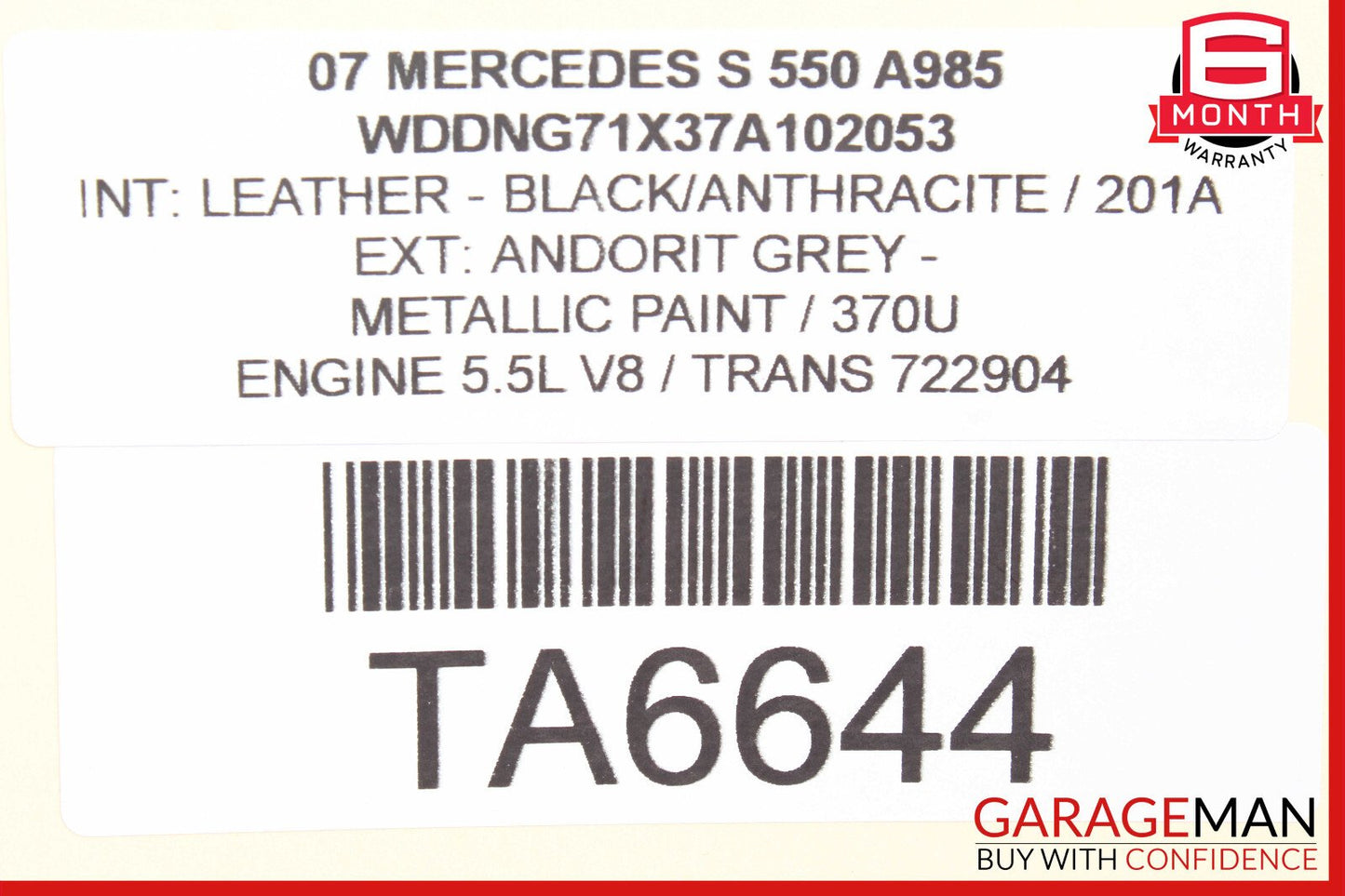 07-13 Mercedes W221 S550 Rear Right or Left Side Door Control Module OEM