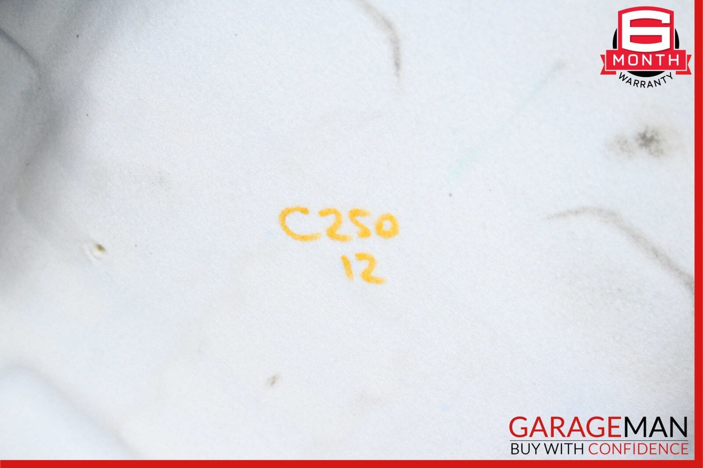 08-14 Mercedes W204 C300 C250 Sedan Front Right Top Upper Seat Cushion Gray