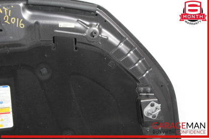 14-17 Maserati Ghibli Hood Bonnet Panel Assembly Black OEM