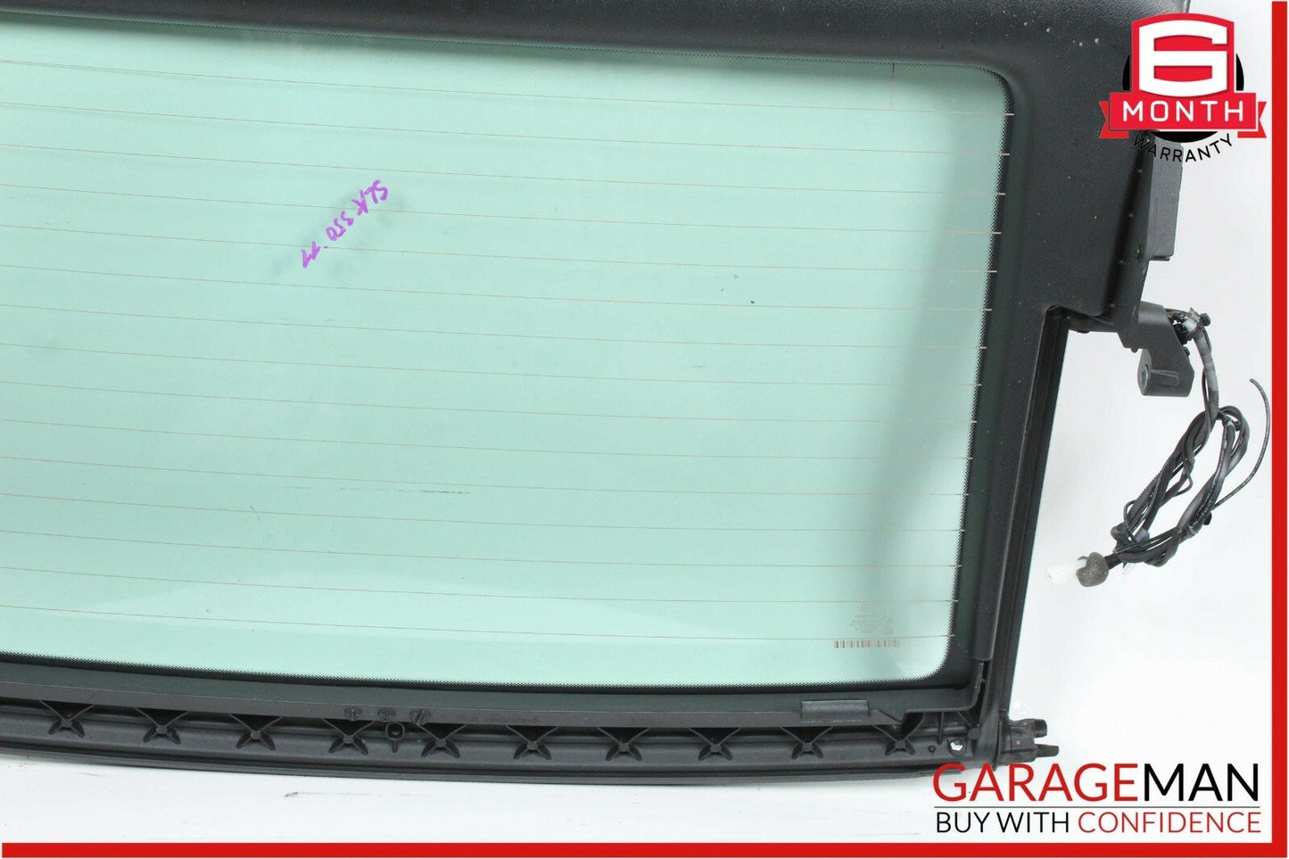 12-16 Mercedes R172 SLK250 SLK350 Rear Windshield Back Window Glass Panel OEM