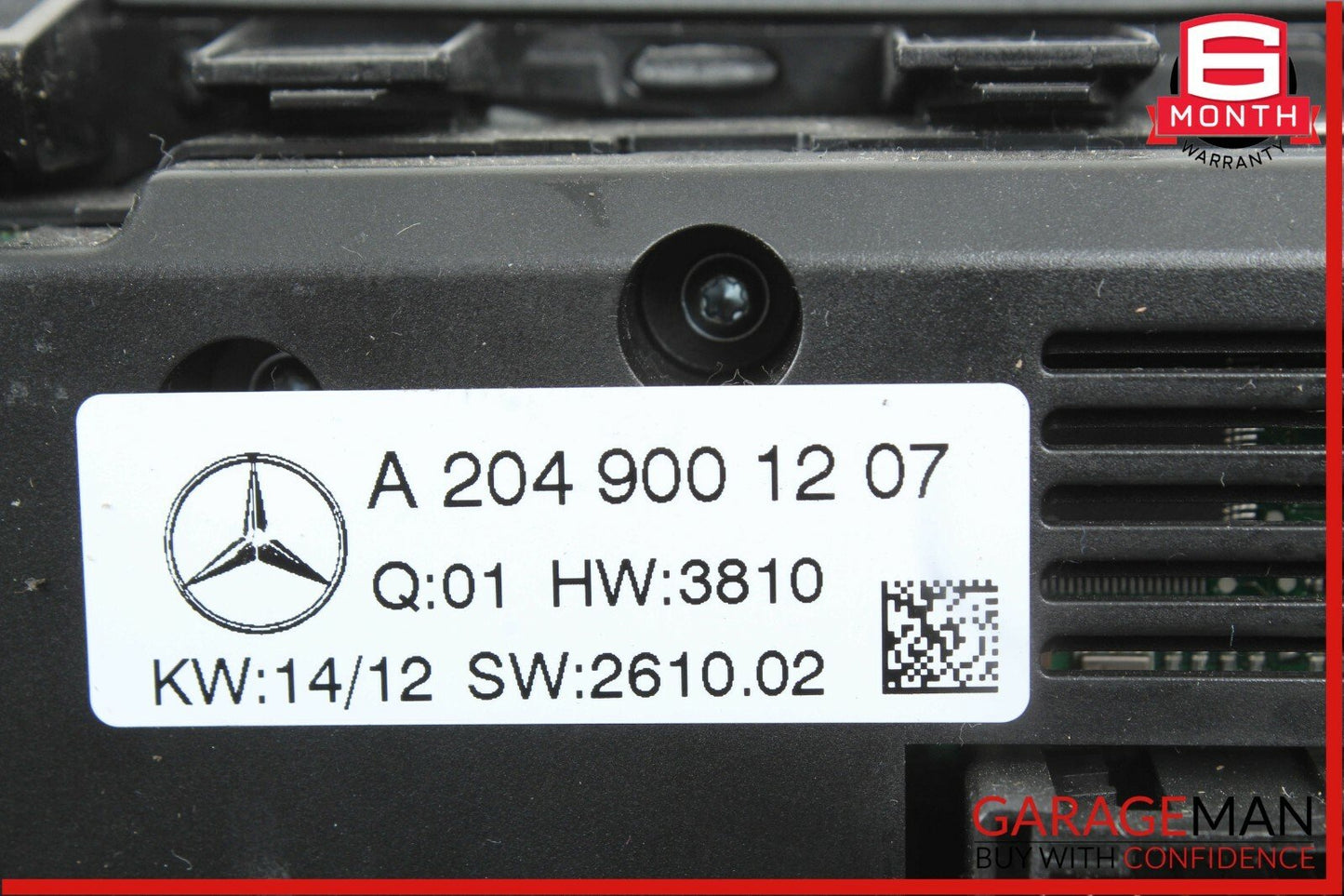 12-14 Mercedes W204 C250 AC A/C Heater Climate Temperature Control Switch Beige