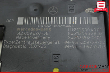 10-11 Mercedes W212 E350 E550 Rear SAM Module Fuse Box Relay 2129003702 OEM