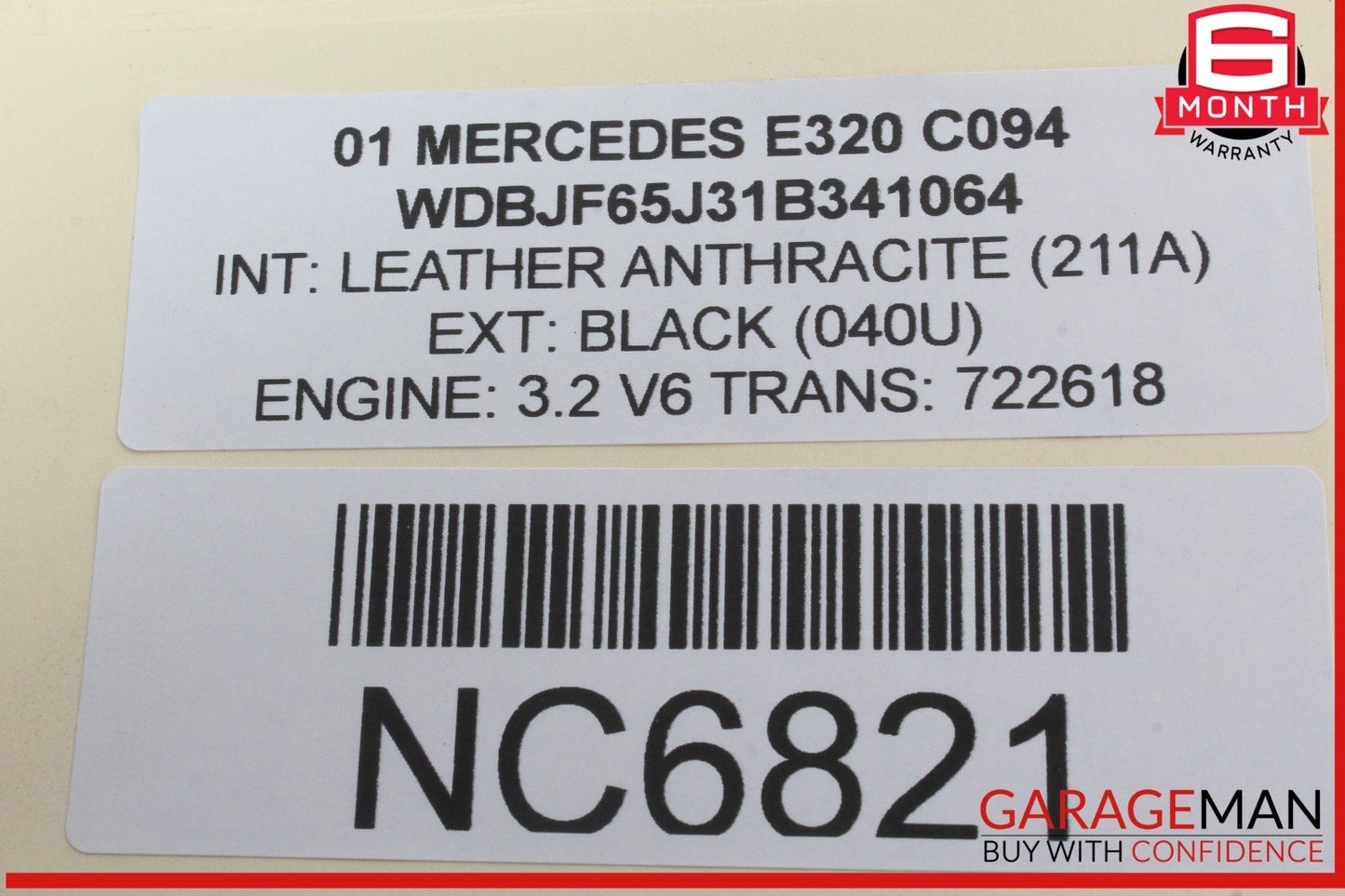 98-02 Mercedes W210 E320 Panoramic Sunroof Sun Roof Motor 2028200508 OEM