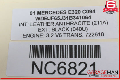 98-02 Mercedes W210 E320 Panoramic Sunroof Sun Roof Motor 2028200508 OEM