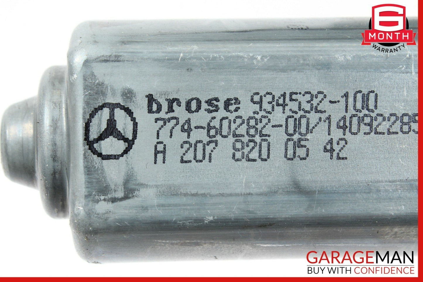 10-16 Mercedes R172 SLK350 Coupe Rear Left Side Door Window Regulator Motor Unit