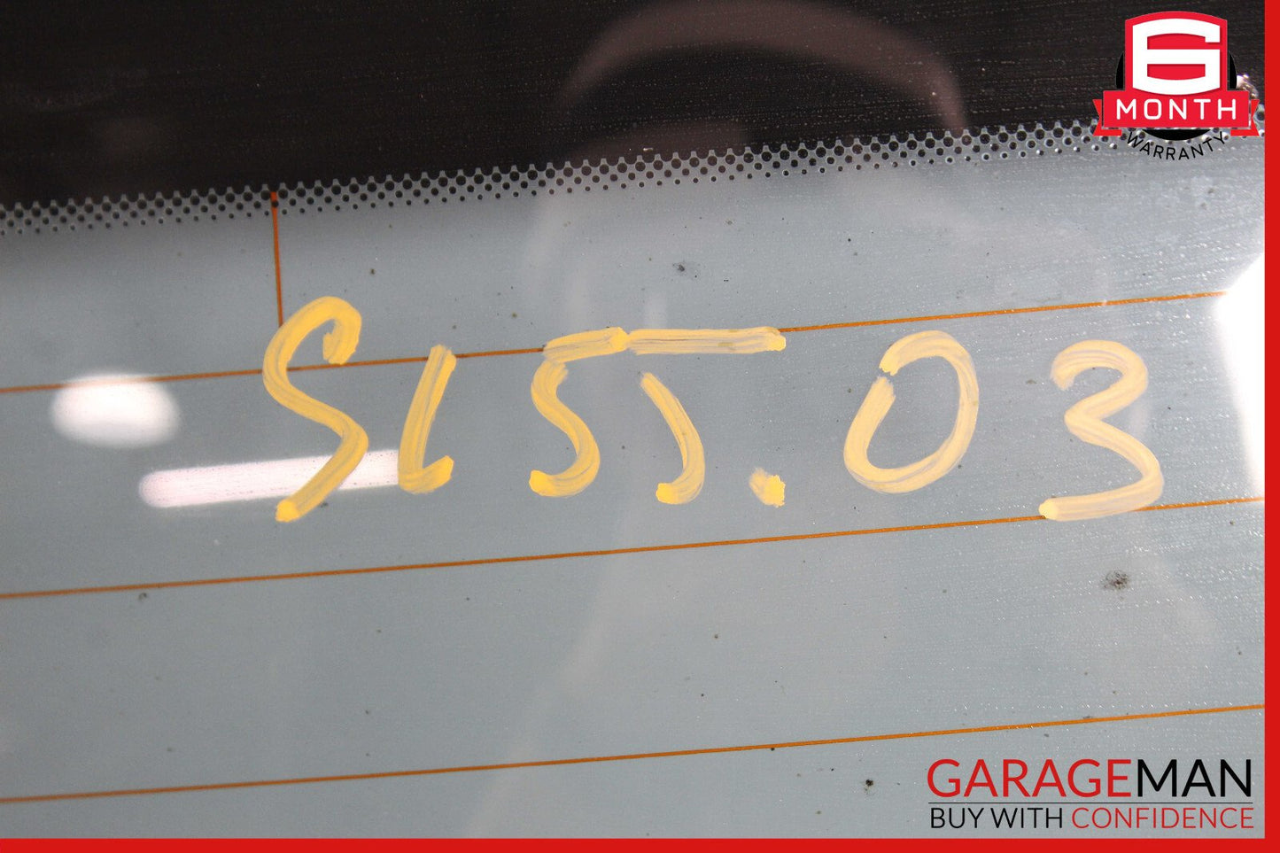 03-11 Mercedes R230 SL500 SL65 AMG Rear Windshield Back Window Auto Glass