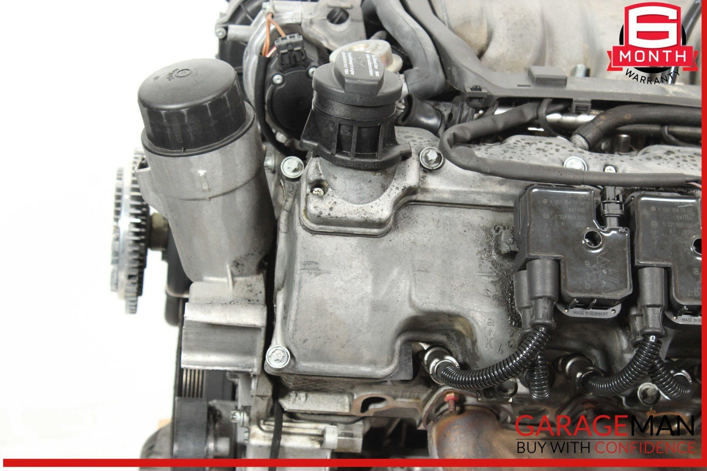 03-05 Mercedes W163 ML350 Engine Motor Block Assembly 3.7L V6 M112 OEM 194k