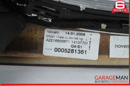07-09 Mercedes W221 S550 S450 Dash Board Dashboard Center Trim Bezel OEM