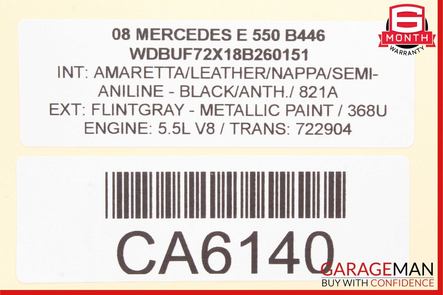 03-09 Mercedes W211 E500 E350 Front Right Side Door Lock Latch Actuator