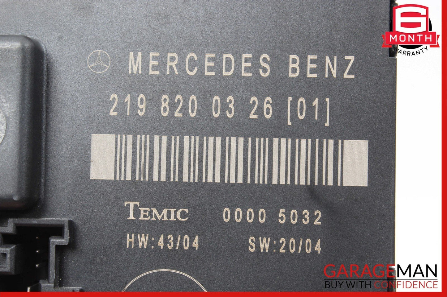06-11 Mercedes W219 CLS500 CLS350 CLS550 Rear Right Side Door Control Module