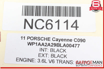 11-18 Porsche Cayenne 958 Rear Left Driver Side Exterior Door Handle OEM