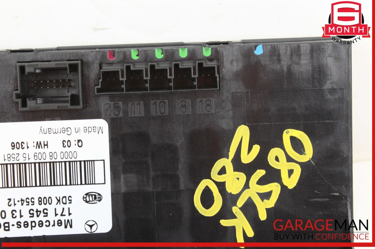 05-11 Mercedes R171 SLK280 SLK350 Rear SAM Module Relay Fuse Box Assembly OEM