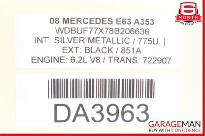 07-15 Mercedes W211 E63 C63 S63 AMG Ignition Coil OEM