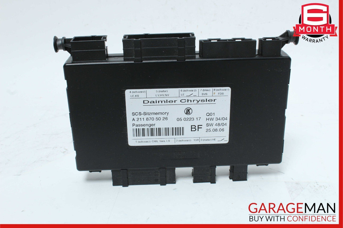 03-11 Mercedes W211 E350 CLS500 Front Right Side Under Seat Control Module OEM