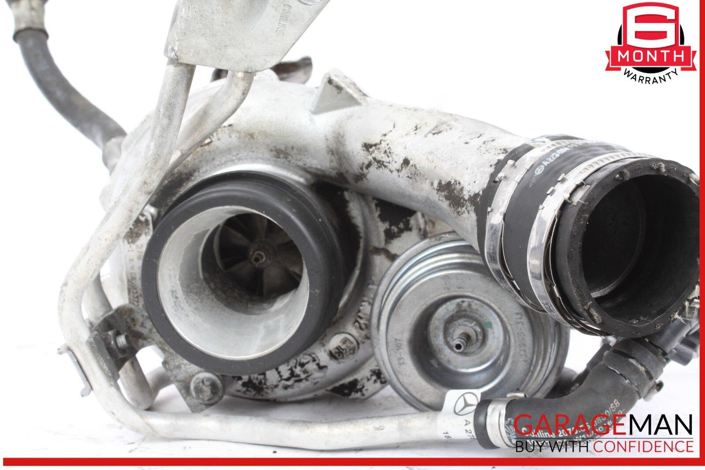 11-16 Mercedes GL450 S500 S550 Left Turbocharger Turbo Charger Manifold OEM