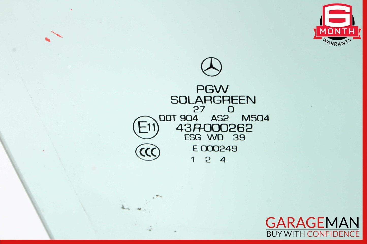 06-11 Mercedes W251 R350 R550 Front Right Passenger Side Door Window Glass OEM