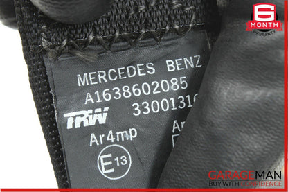 98-05 Mercedes W163 ML320 ML500 Rear Right Side Seat Belt Retractor Black OEM