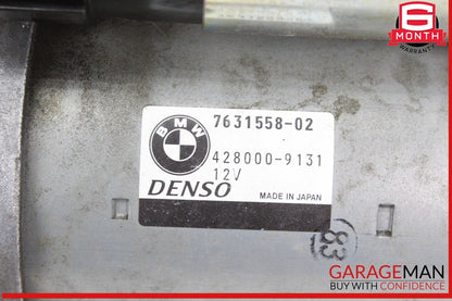 14-20 BMW X5 F15 M3 M4 Engine Motor Starter Denso 7631558 OEM