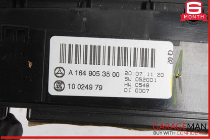 06-12 Mercedes X164 GL450 4MATIC Dash Dashboard Hazard Heated Seats ESP Panel