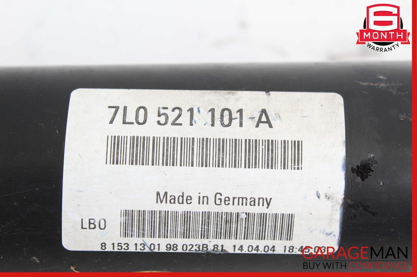 03-06 Porsche Cayenne 955 Front Propeller Prop Drive Axle Shaft Driveshaft OEM