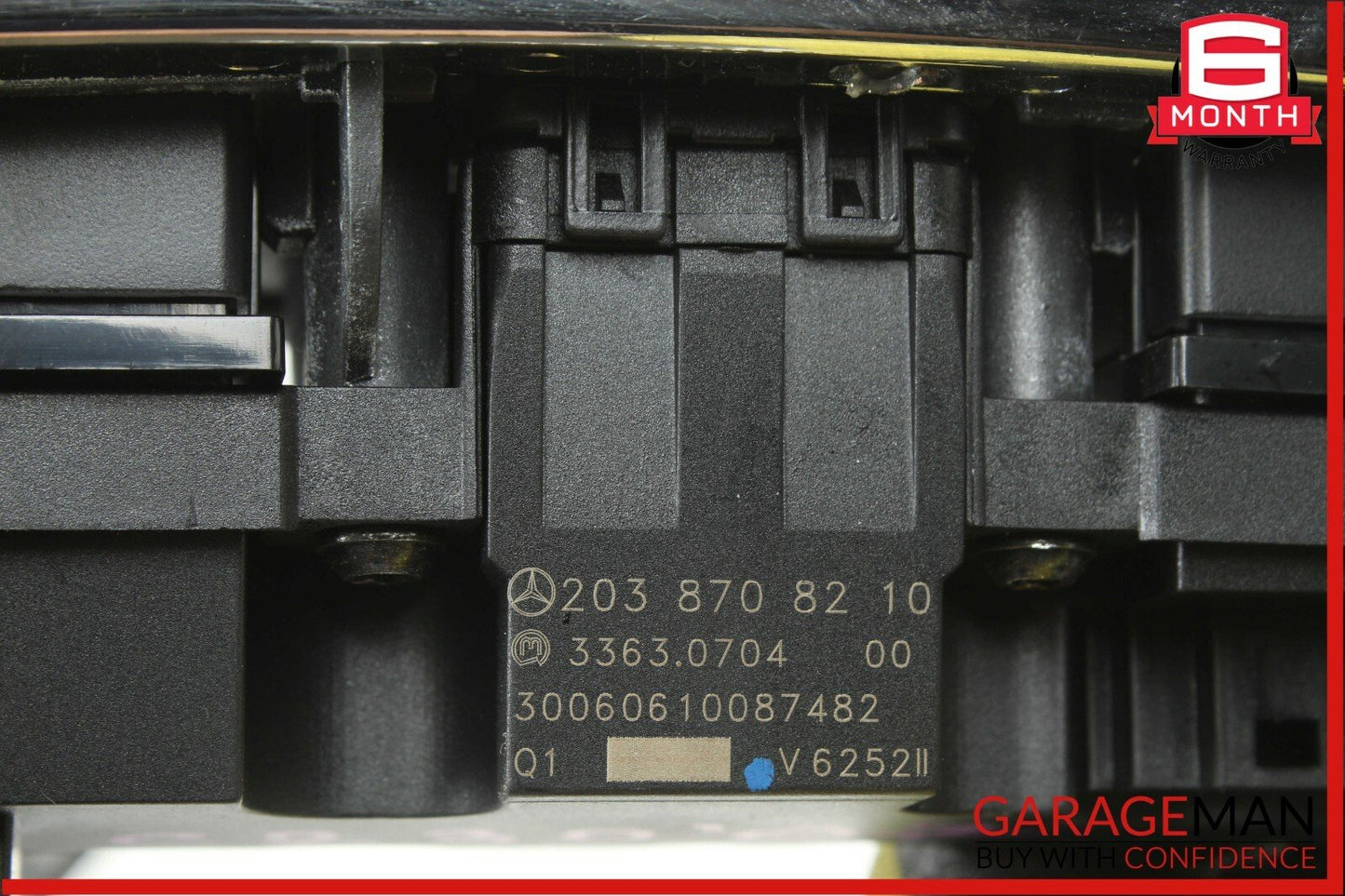 05-07 Mercedes W203 C230 Dash Hazard Light Door Lock Switch Controller Walnut