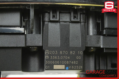 05-07 Mercedes W203 C230 Dash Hazard Light Door Lock Switch Controller Walnut