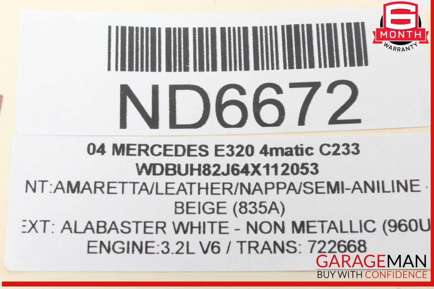 00-06 Mercedes W211 E320 4MATIC Hands Free Voice Communication Control Module