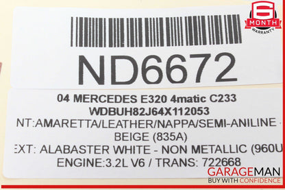00-06 Mercedes W211 E320 4MATIC Hands Free Voice Communication Control Module