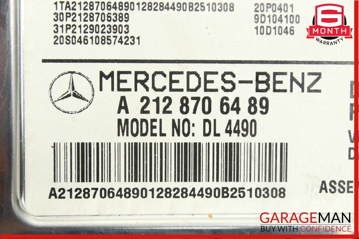 12-14 Mercedes C250 CLS500 SLK300 Sirius Satellite Radio Receiver Control Module