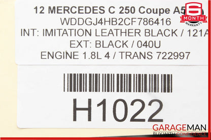 08-15 Mercedes W204 C250 Rear Left / Right Side Suspension Upper Control Arm