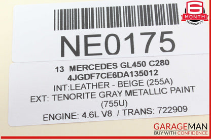12-20 Mercedes X166 GL450 Overhead Emergency Panel Control Switch 1728208610 OEM