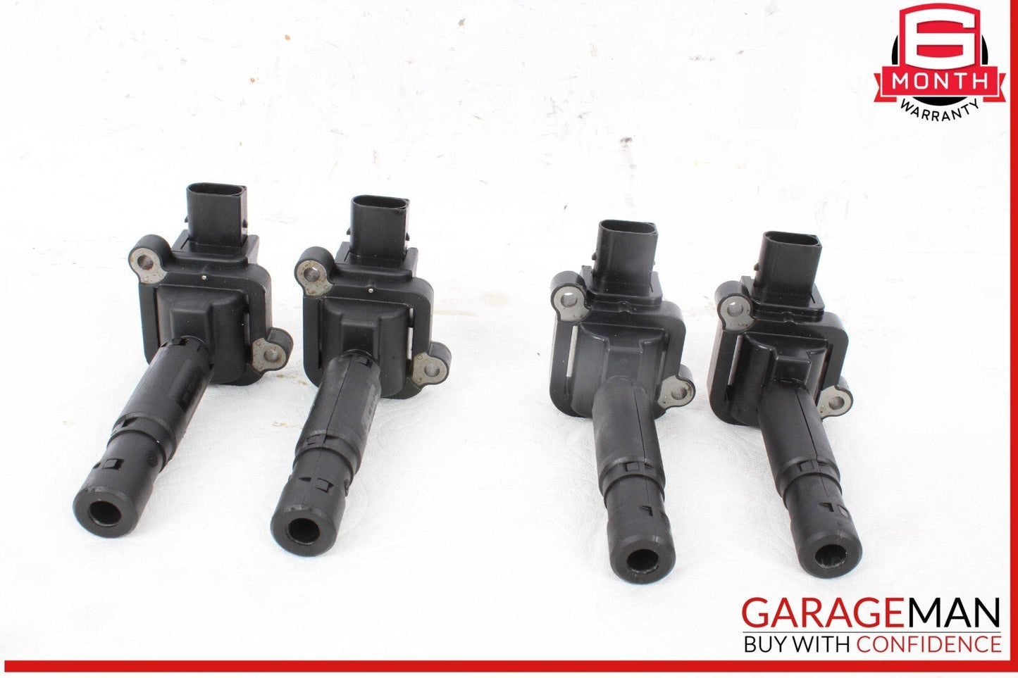 12-15 Mercedes W204 C250 Engine Ignition Coil Spark Plug 0001502580 Set of 4 OEM