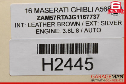 14-17 Maserati Ghibli Front Right Side Exterior Door Handle Assembly Chrome