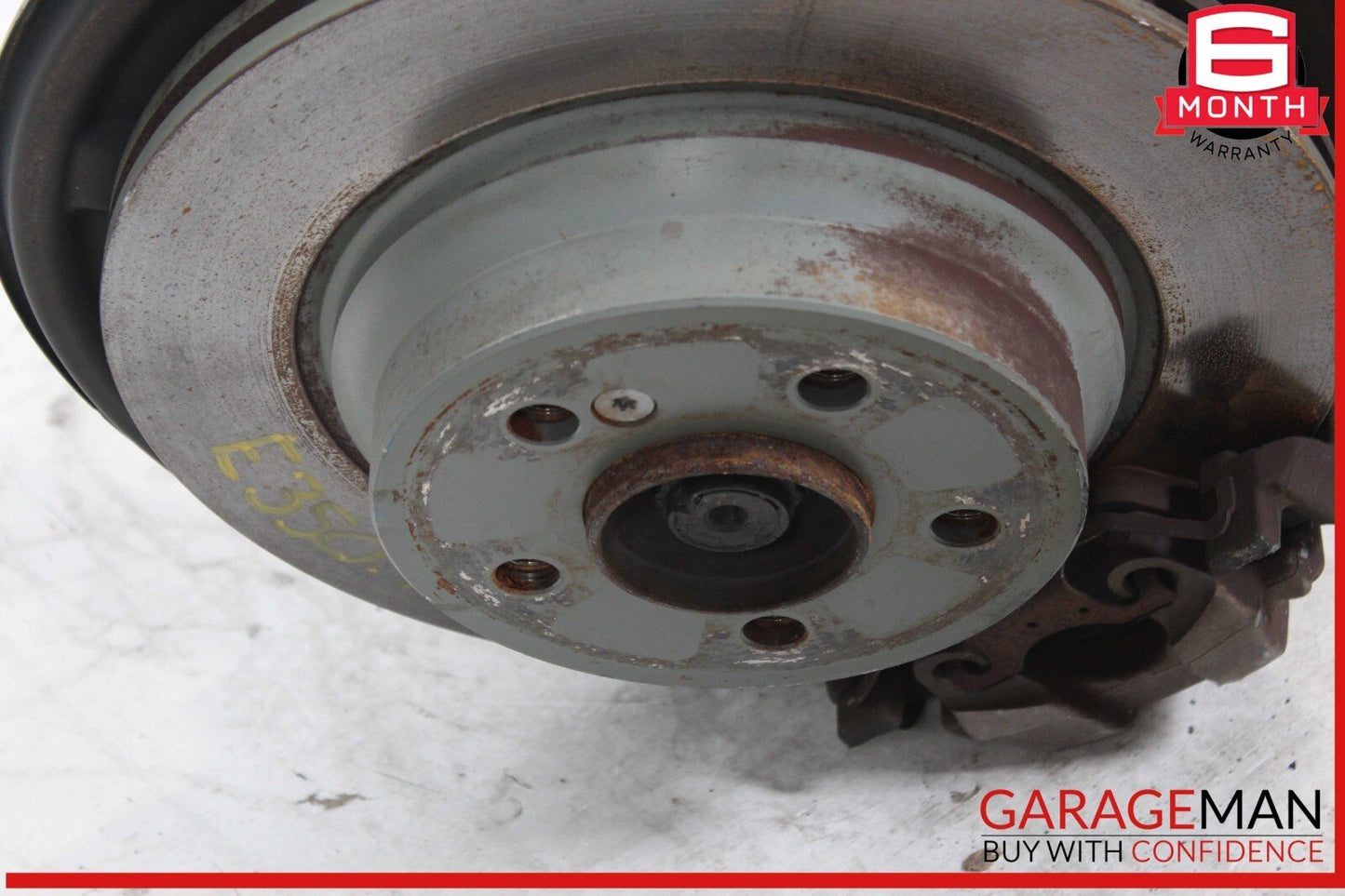 10-16 Mercedes W212 E350 Rear Left Spindle Knuckle Hub Bearing CV Shaft Assembly