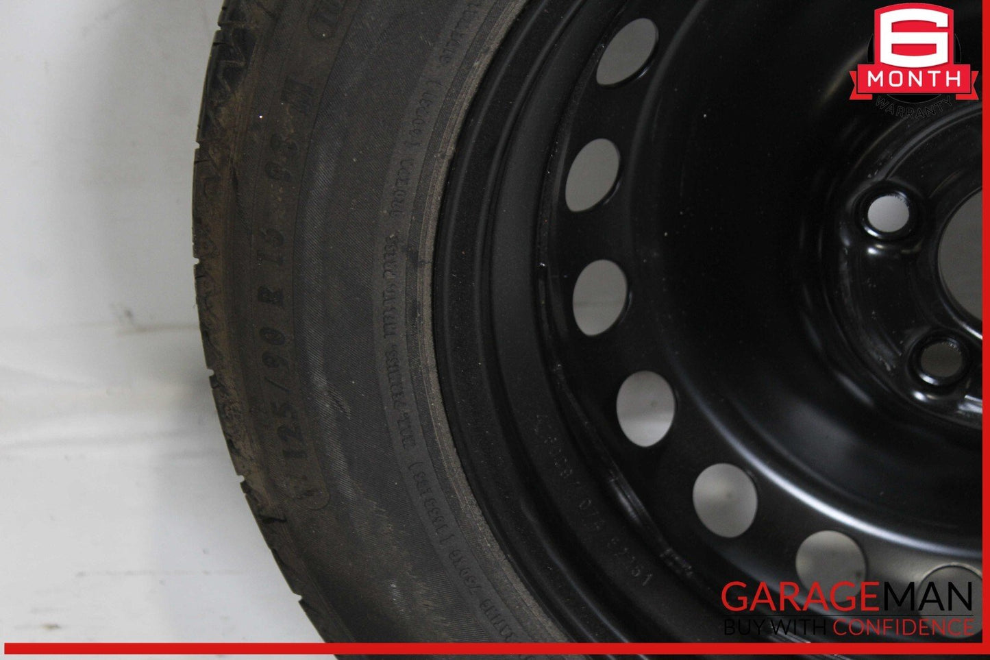 08-14 Mercedes W204 C250 C300 Emergency Spare Tire Donut Wheel Rim 125 90 16"