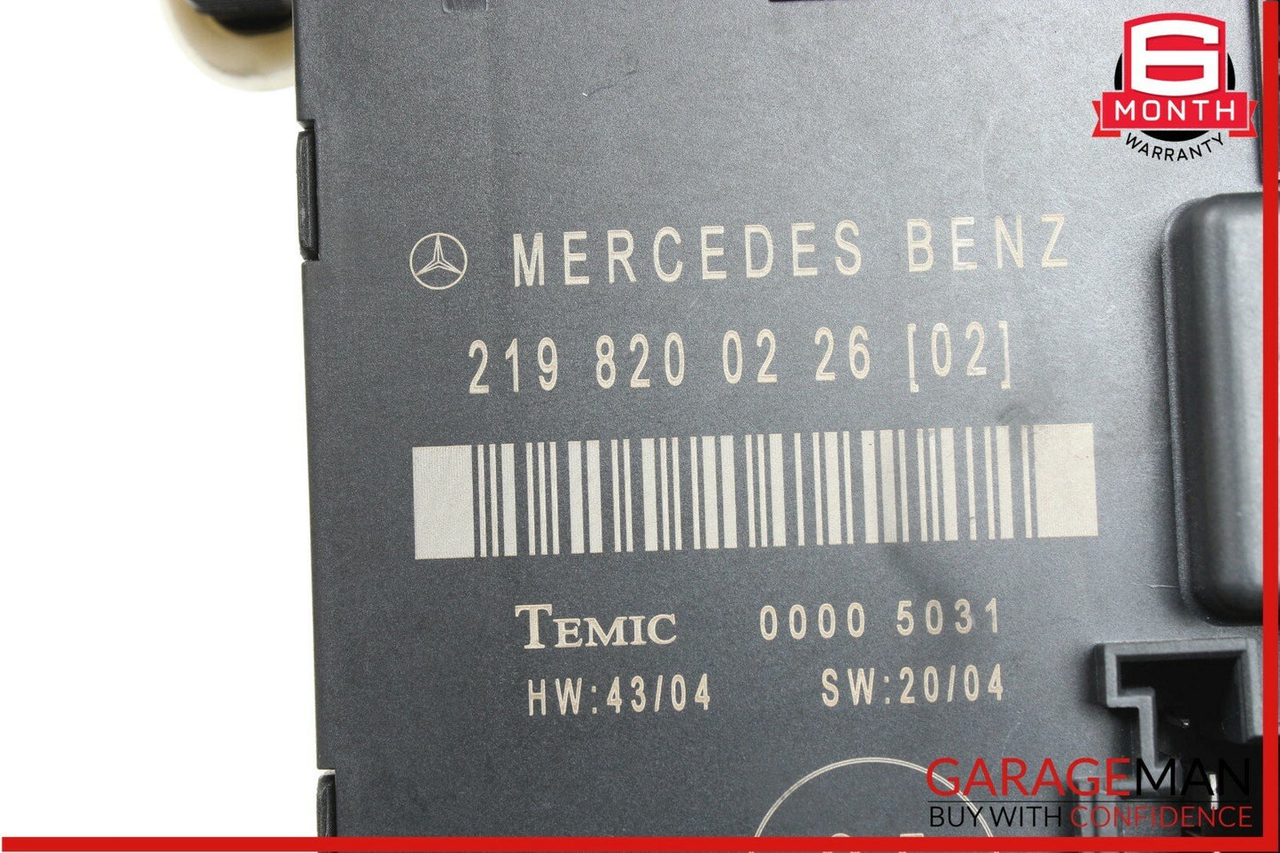 06-11 Mercedes CLS500 CLS55 AMG Rear Left Driver Side Door Control Module Unit