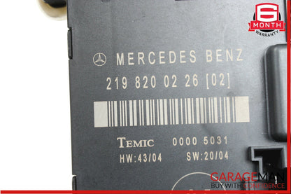 06-11 Mercedes CLS500 CLS55 AMG Rear Left Driver Side Door Control Module Unit