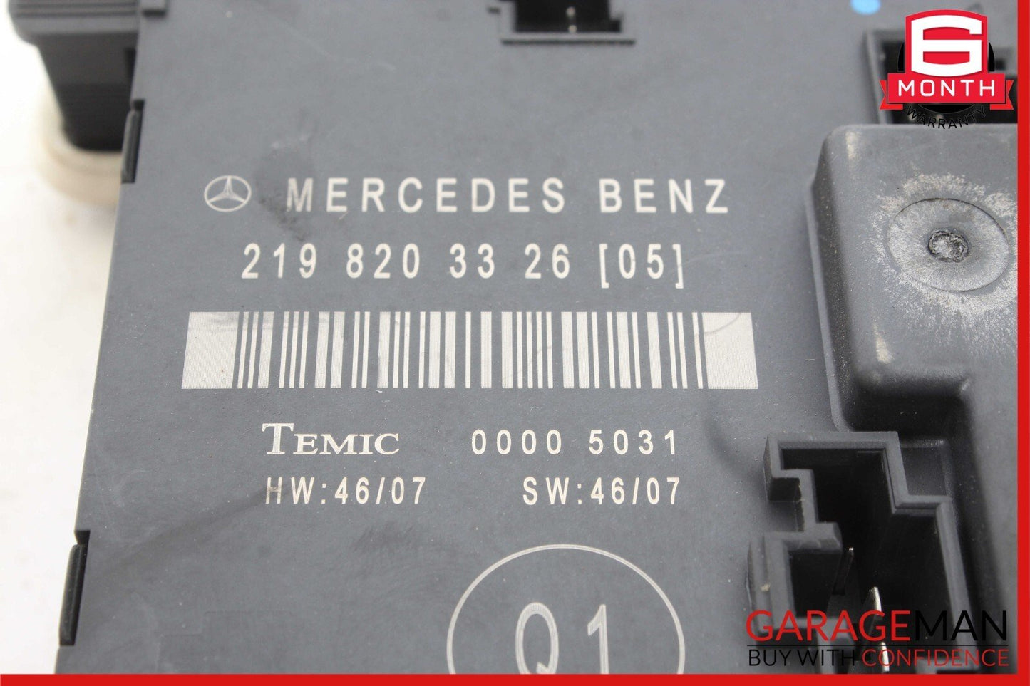 06-11 Mercedes W219 CLS500 CLS550 Rear Left Side Door Control Module Unit OEM