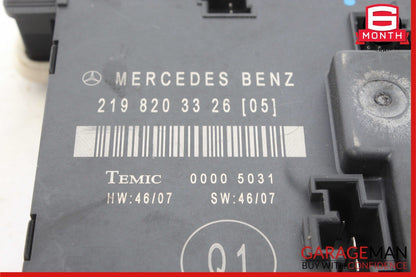 06-11 Mercedes W219 CLS500 CLS550 Rear Left Side Door Control Module Unit OEM