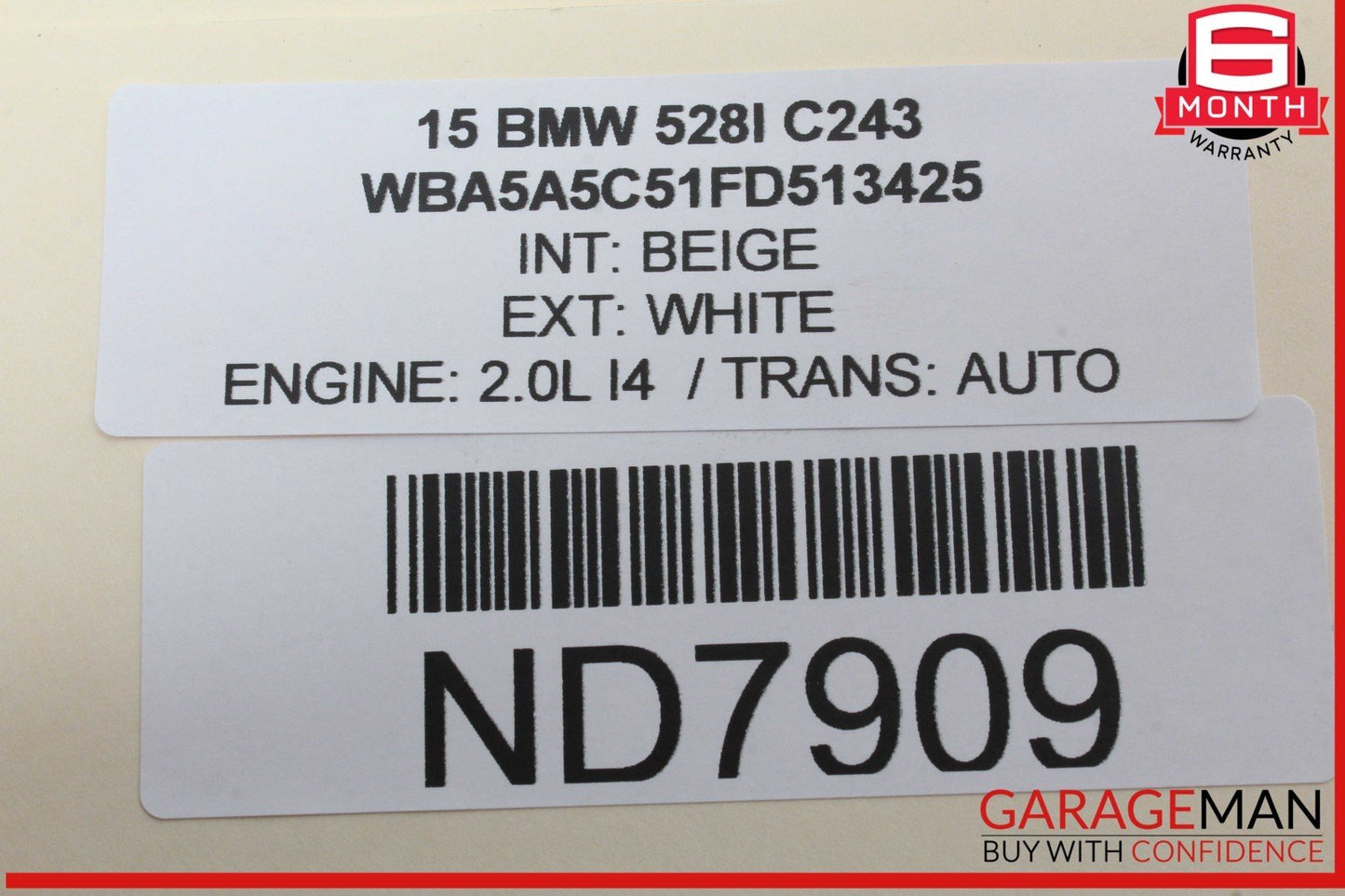 11-16 BMW 528i 535i 550i F10 Impact Computer Control Module Unit 9350003 OEM